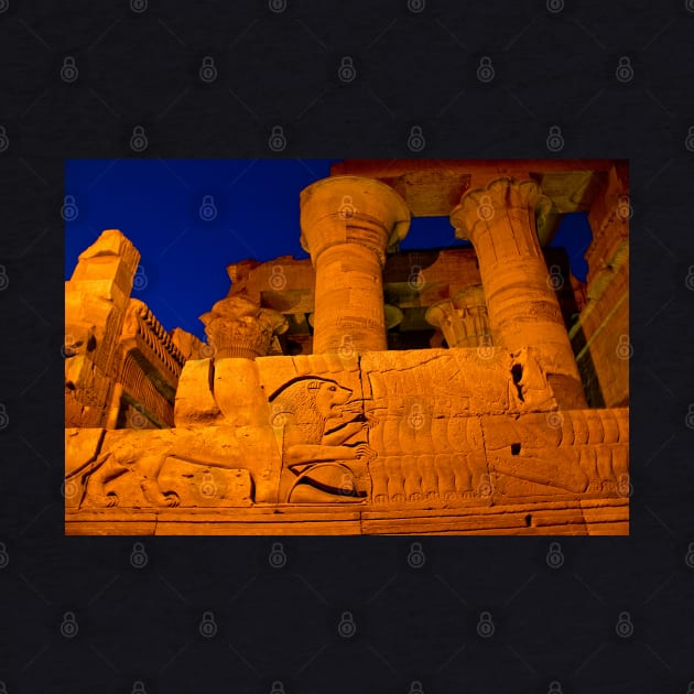 Egypt. Kom Ombo Temple. Twilight. by vadim19